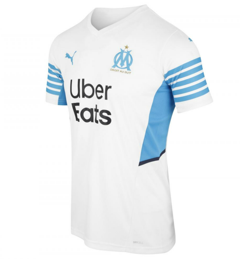 2021/22 Olympique Marseille Home Kit Soccer Jersey