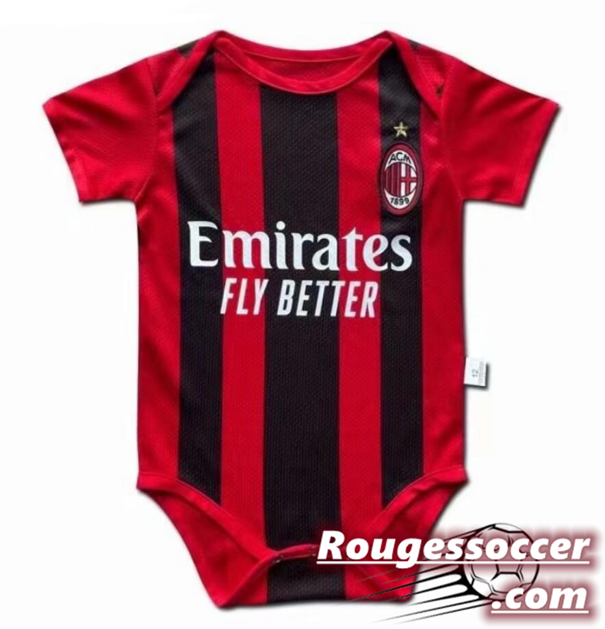 2021/22 AC Milan Infant Home Soccer Jersey miniKit