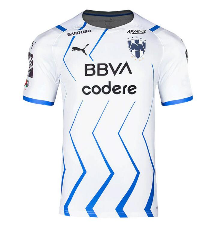 2021/22 Monterrey Away White Soccer Jersey Shirt