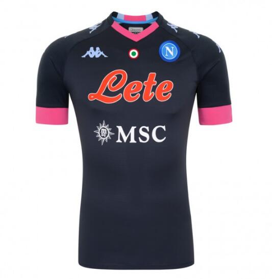 Napoli Football Kit Third Soccer Jersey 2020/21