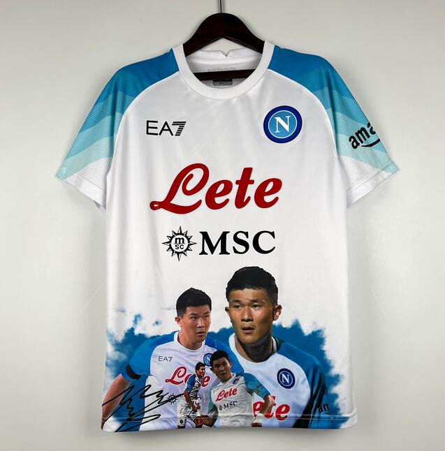 Napoli Face Game Minjae Kit Soccer Jersey 2022/23