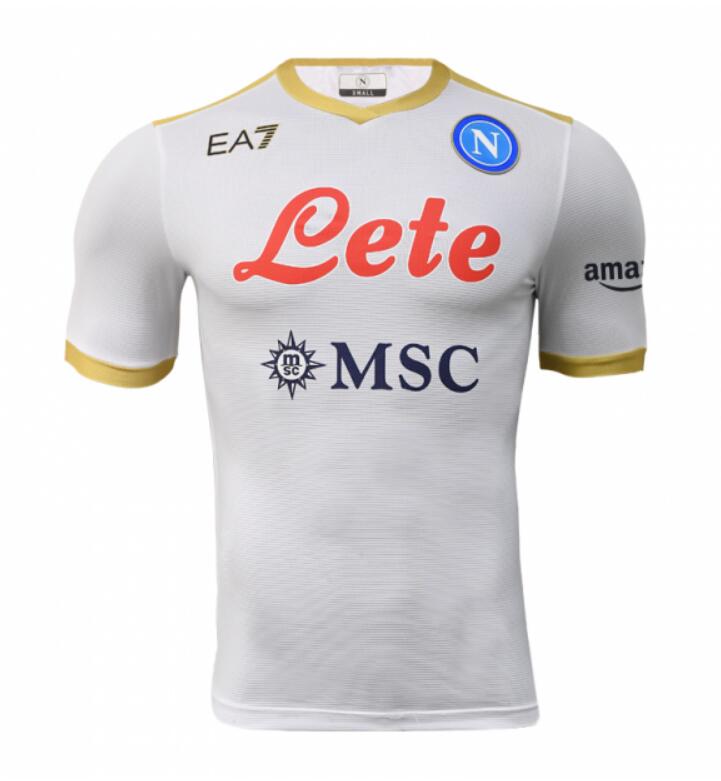 2021/22 Napoli Away Kit Soccer Jersey