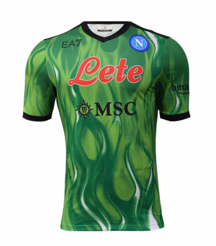 2021/22 Napoli Green Goalkeeper Soccer Jersey Shirt