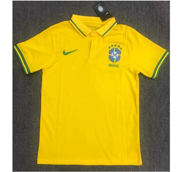 2020 Brazil Yellow Polo Shirt