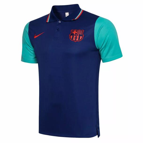 2021/22 Barcelona Blue Polo Shirt