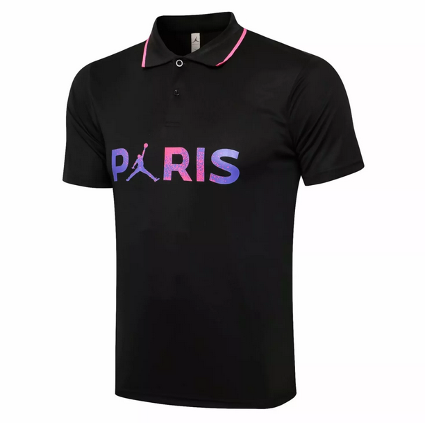 2021/22 PSG Black PARIS Polo Shirt