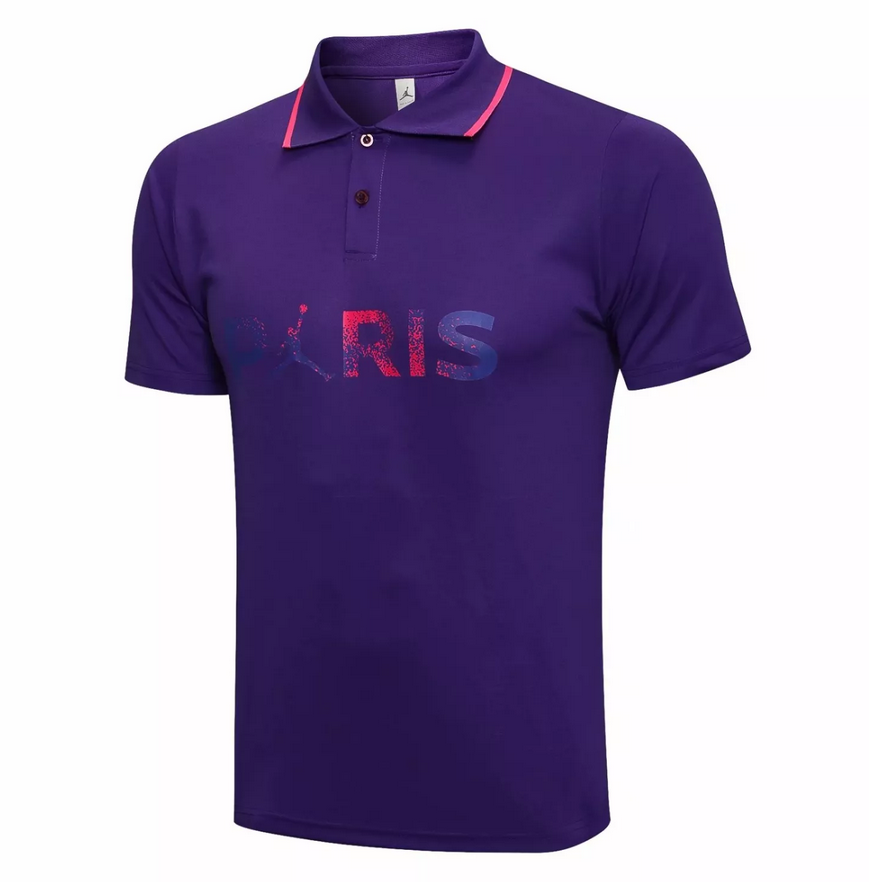 2021/22 PSG Purple Polo Shirt