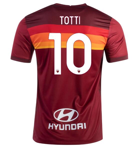 AS Roma Home Kit Soccer Jersey FRANCESCO TOTTI #10 2020/21