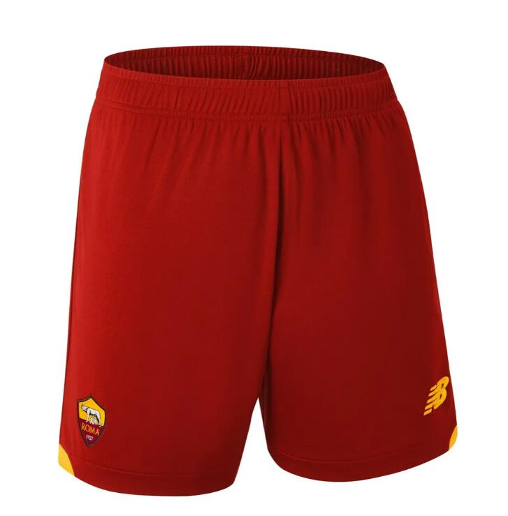 2021/22 AS Roma Home Soccer Shorts