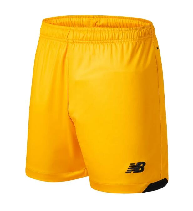 2021/22 AS Roma Goalkeeper Yellow Soccer Shorts