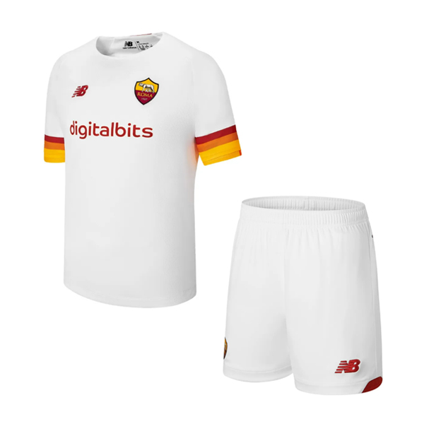 Kids Roma 2021/22 Away Soccer Kits Shirt With Shorts