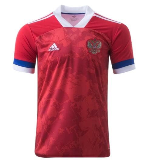 2020 Euro Russia Home Kit Soccer Jersey