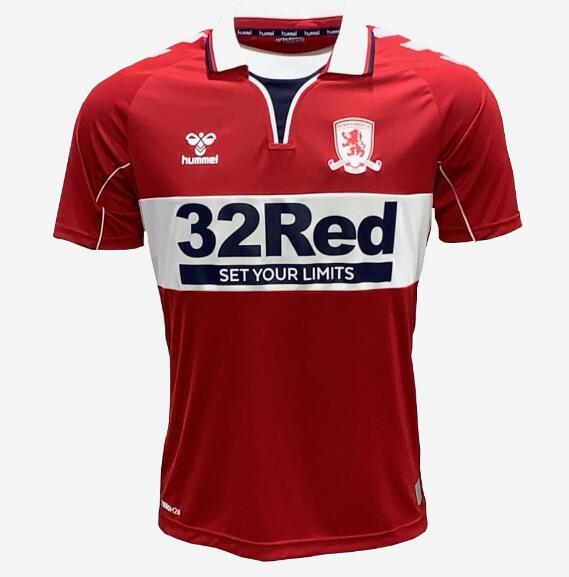 Middlesbrough Home Kit Soccer Jersey 2020/21