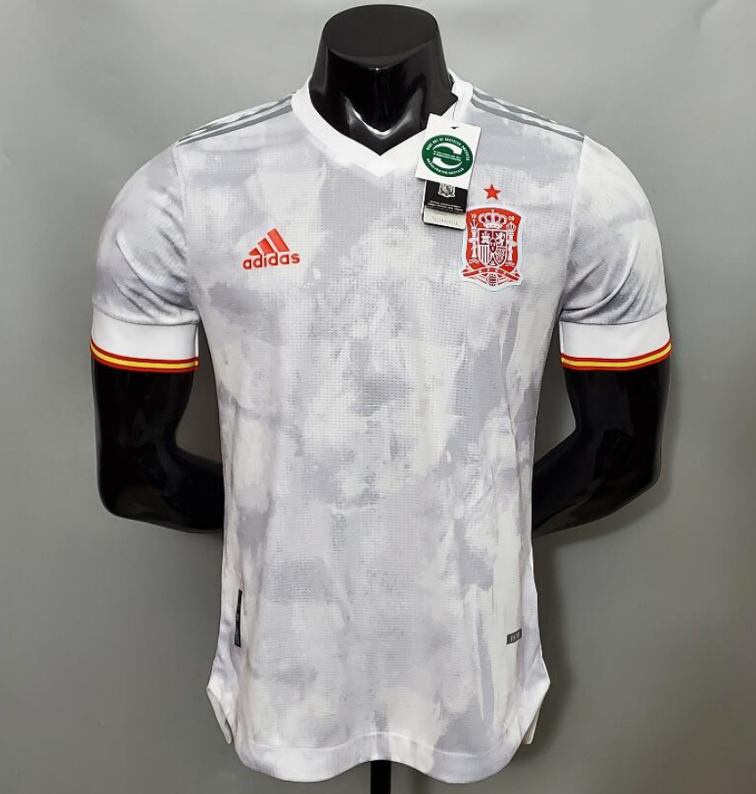 2020 EURO Spain Away Kit Soccer Jersey Player Version