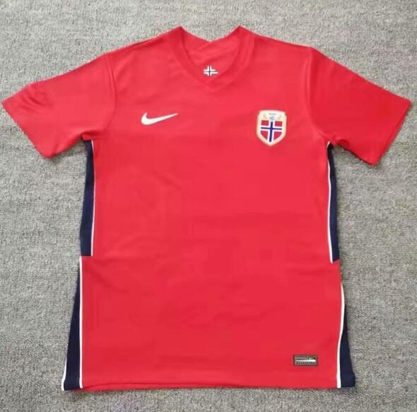 2021 Euro Norway Home Kit Soccer Jersey