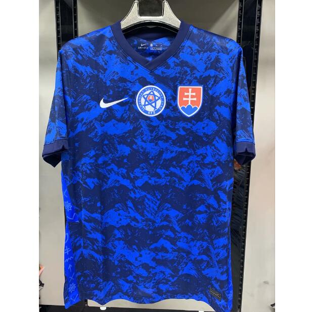 2020-2021 Slovakia Home Kit Soccer Jersey