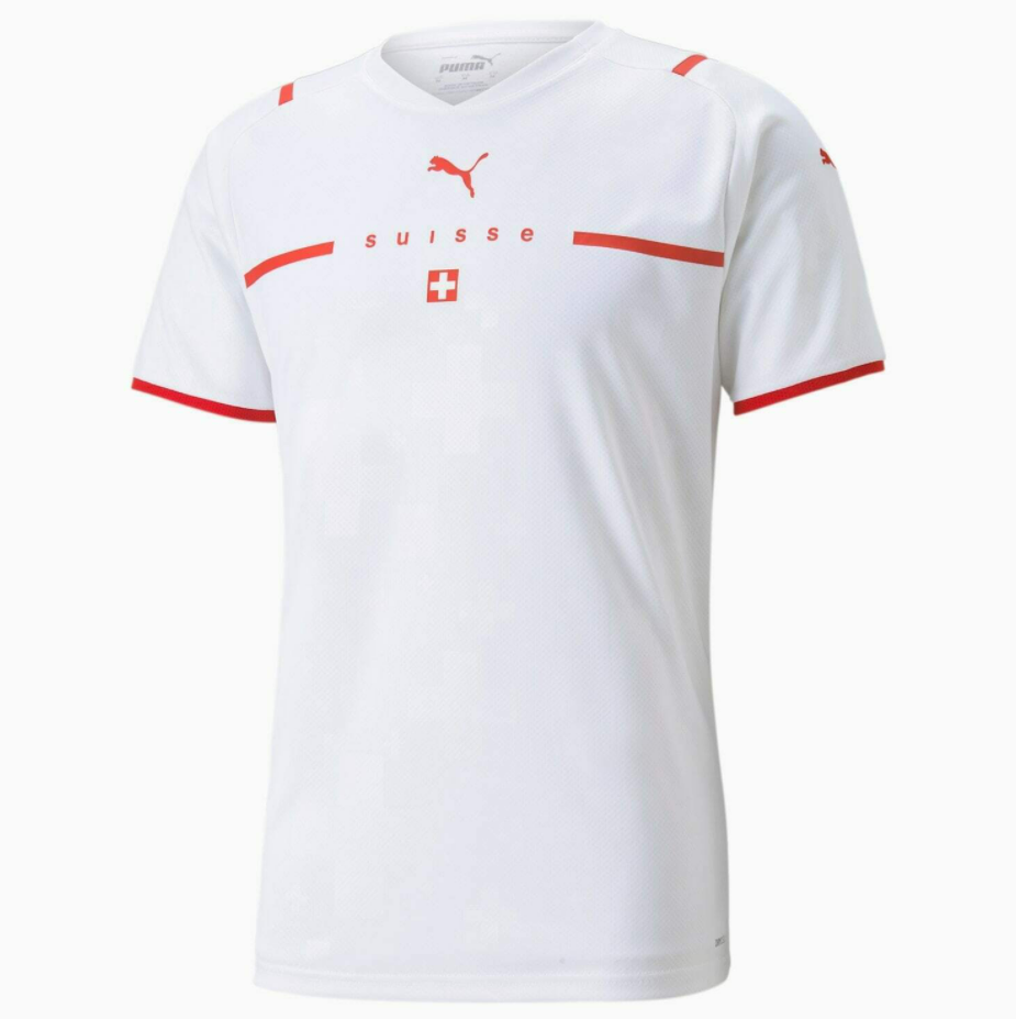 2021-2022 EURO Switzerland Away Kit Soccer Jersey