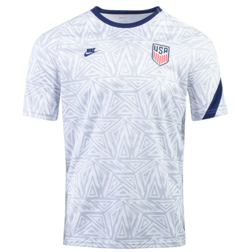 2021 USA White Training Shirt