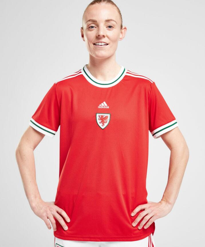 2022/23 Wales Women Home Kit Soccer Jersey