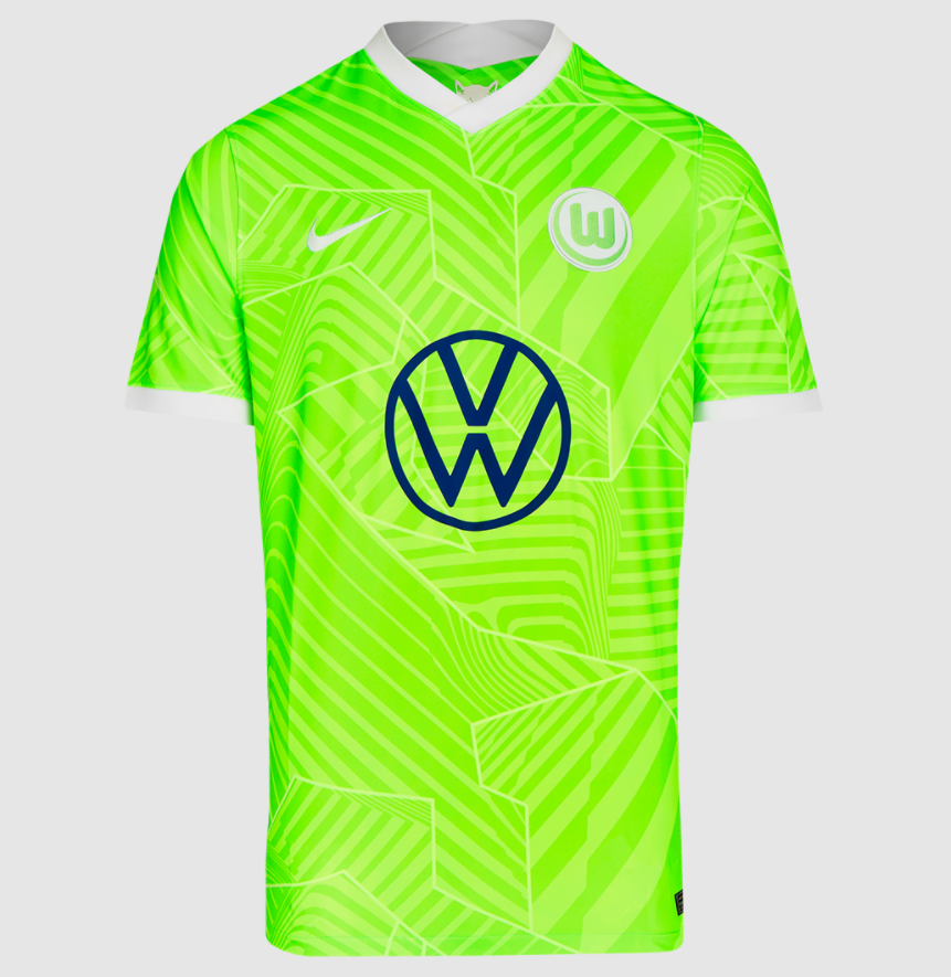 2021/22 VfL Wolfsburg Home Kit Soccer Jersey