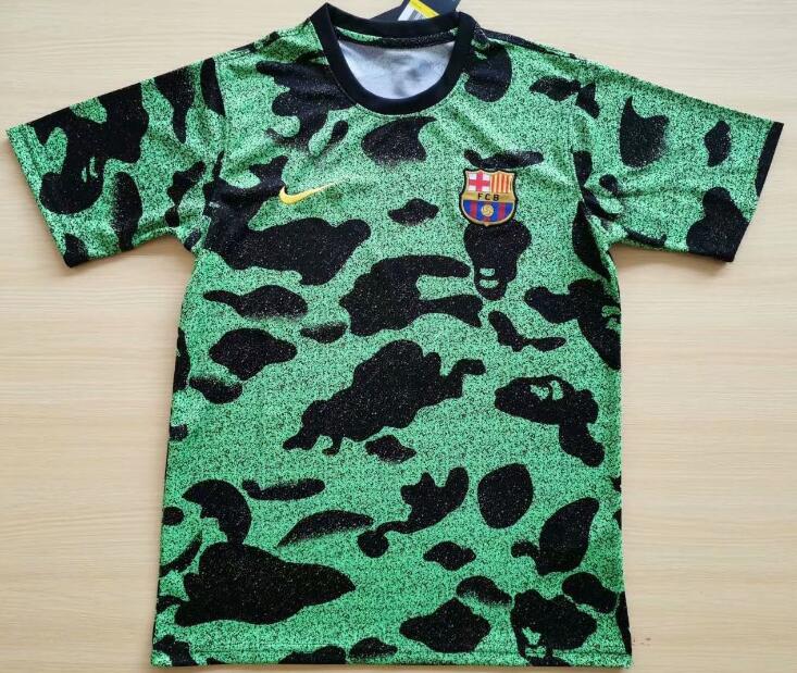 19-20 Barcelona Green Short Training Shirt