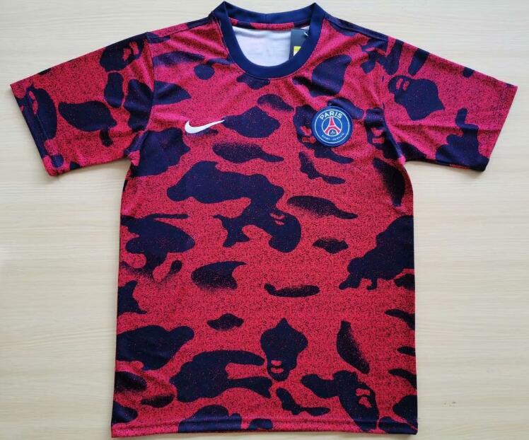 19-20 PSG Red Short Training Shirt