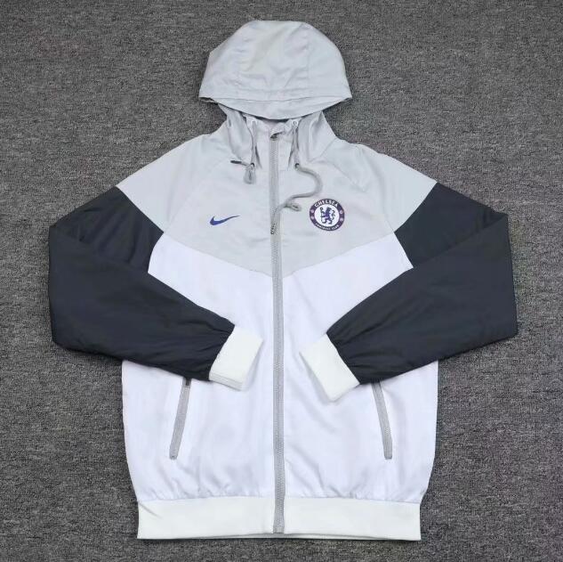 Chelsea Grey White Windbreaker Jacket 2020/21