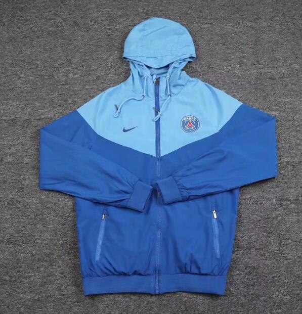 PSG Blue Windbreaker Jacket 2020/21