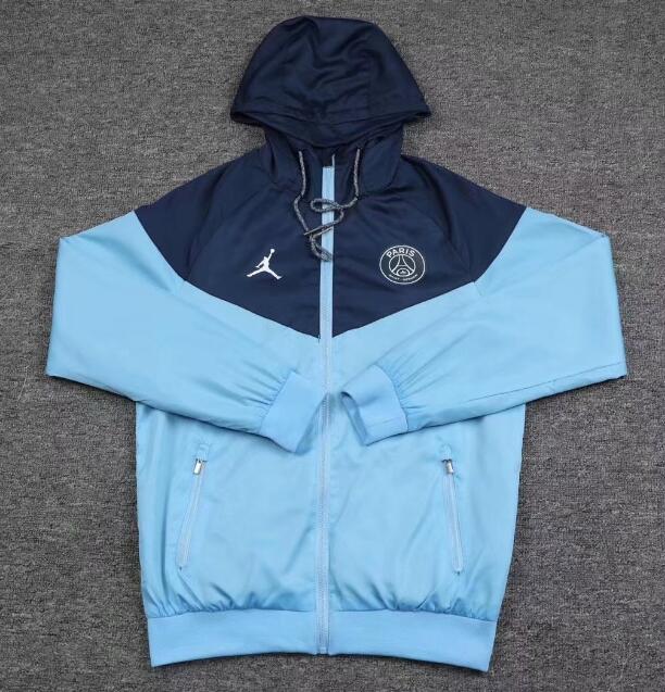 PSG Jordan Navy Blue Windbreaker Jacket 2020/21