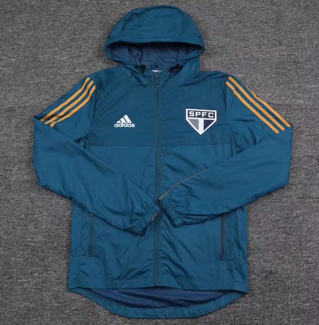 Sao Paulo Blue Windbreaker Jacket 2020/21