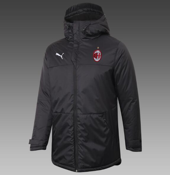 AC Milan Black Cotton Warn Coat 2020/21