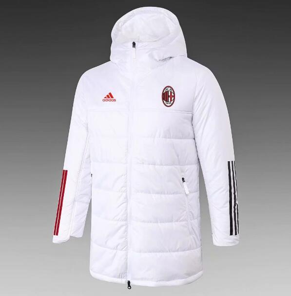 AC Milan White Cotton Warn Coat Jacket 2020/21