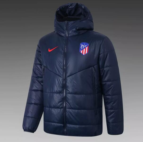 Atletico Madrid Navy Cotton Warn Coat 2020/21