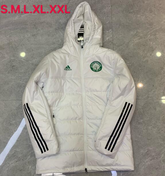 Celtic White Cotton Warn Coat 2020/21