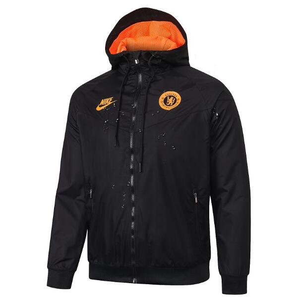 Chelsea Black Orange Windbreaker Jacket 2020/21