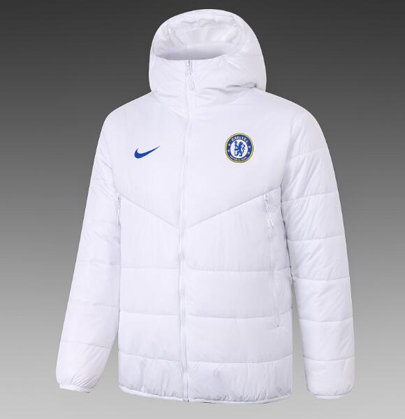 Chelsea White Cotton Warn Coat 2020/21