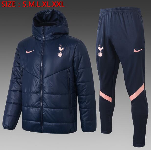 Tottenham Hotspur Navy Cotton Warn Coat Kits 2020/21