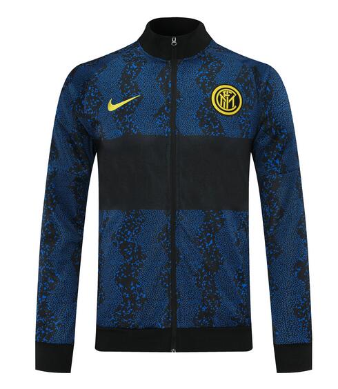 Inter Milan Black Blue Training Jacket 2020/21