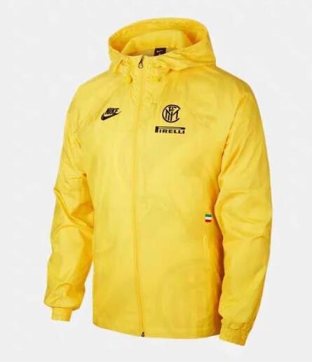 Inter Milan Yellow Windbreaker Jacket 2020/21