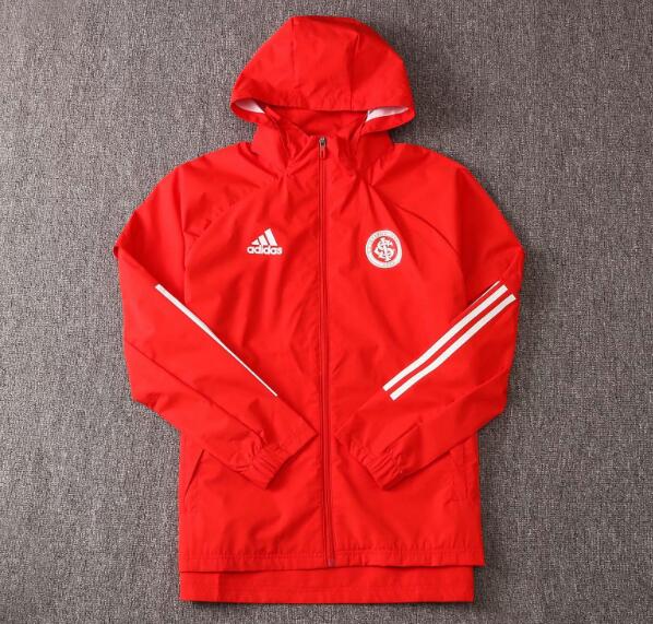 Sport Club Internacional Red Hoodie Windbreaker Jacket 2020/21