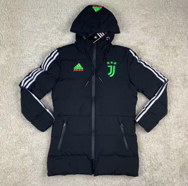 Juventus Palace Black Cotton Warn Coat 2020/21