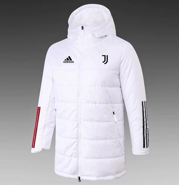 Juventus White Cotton Warn Coat Jacket 2020/21