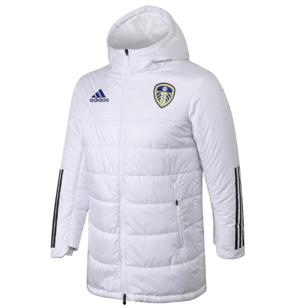 Leeds United White Cotton Warn Coat 2020/21