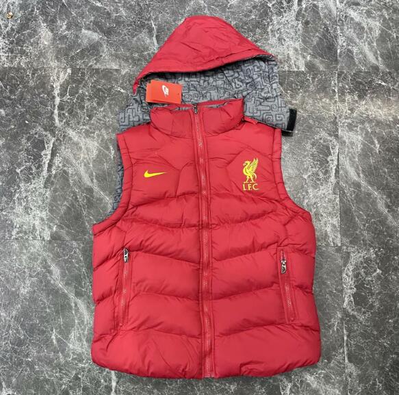 Liverpool Red Cotton Warn Waistcoat 2020/21