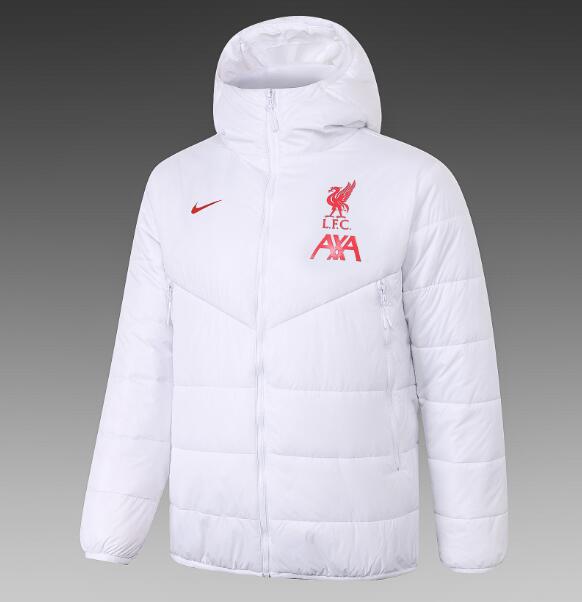 Liverpool White Cotton Warn Coat 2020/21