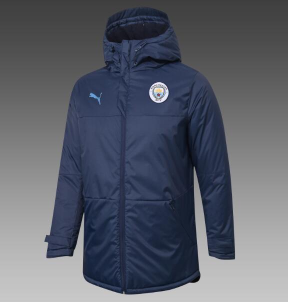 Manchester City Navy Cotton Warn Coat 2020/21