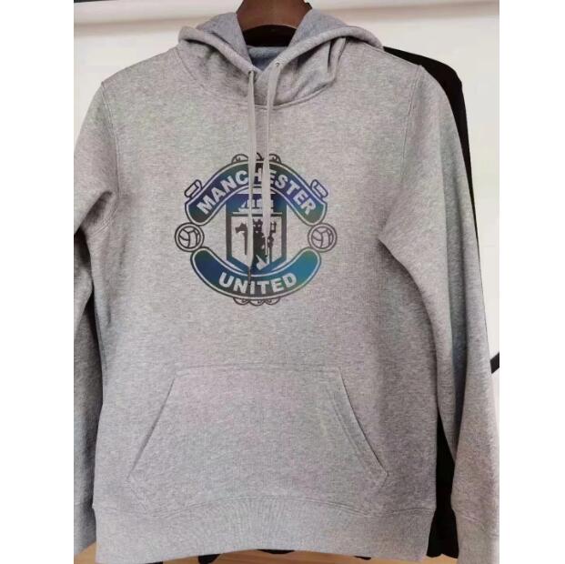 Manchester United Grey Hoody Sweater Top 2020/21