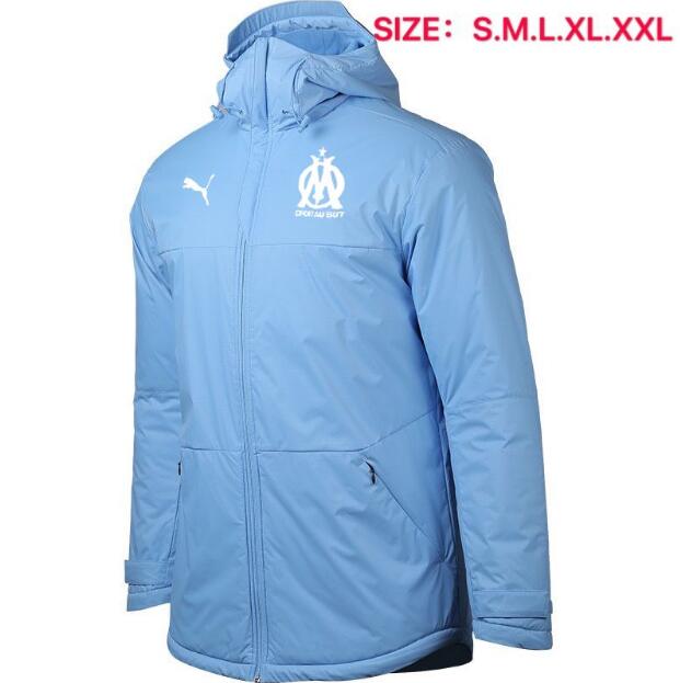 Marseille Blue Cotton Warn Coat 2020/21