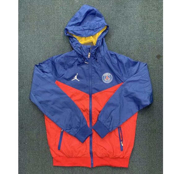 PSG Blue Red Windbreaker Jacket 2020/21