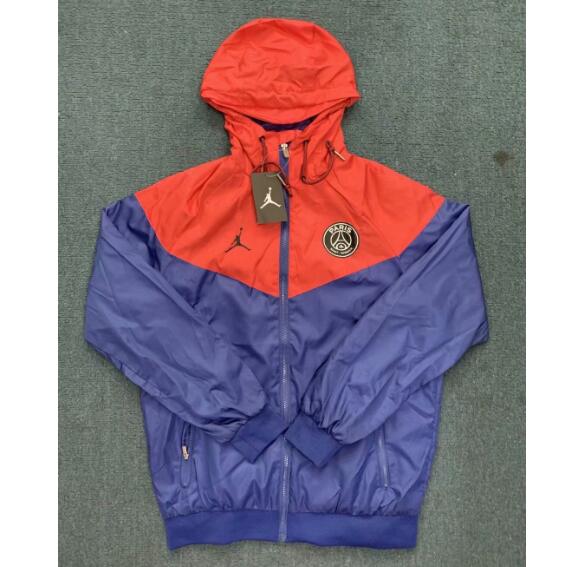 PSG Red Blue Windbreaker Jacket 2020/21